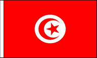 Tunisia Table Flags